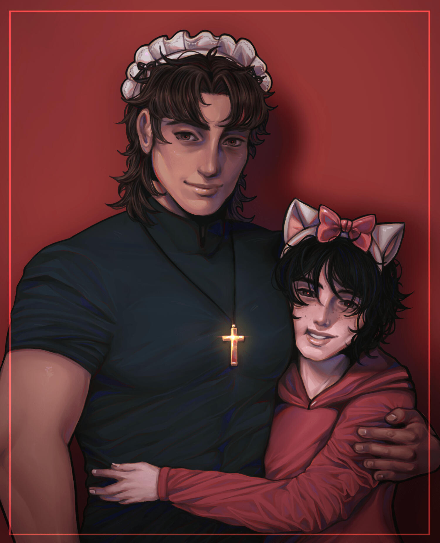 Kotomine Kirei and a fan (gift for someone)