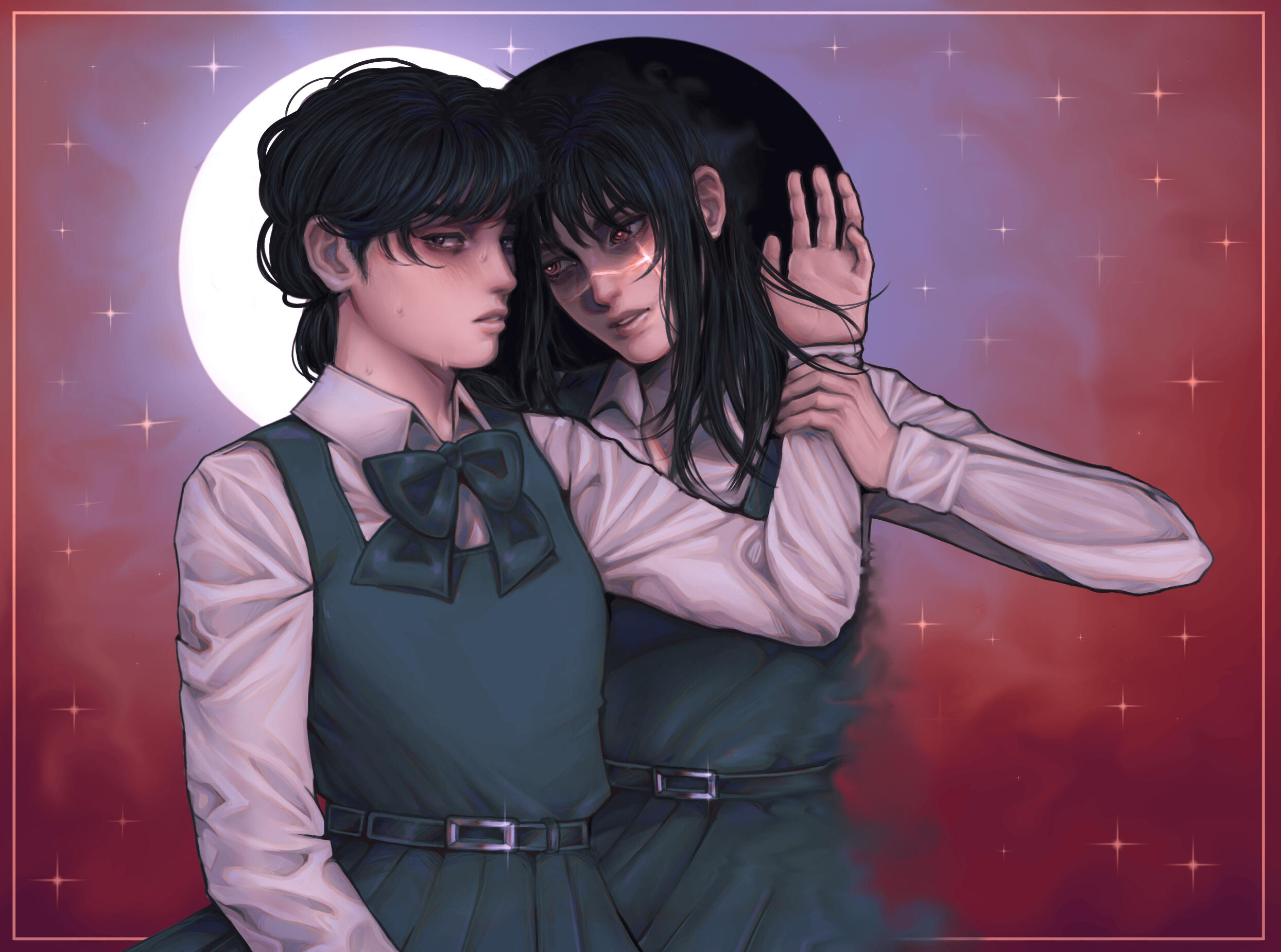 Asa Mitaka and Yoru.